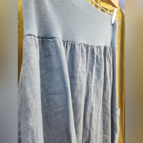 CP Shades Blue Linen Maxi Skirt – Made in USA – Size M - Picture 4 of 4